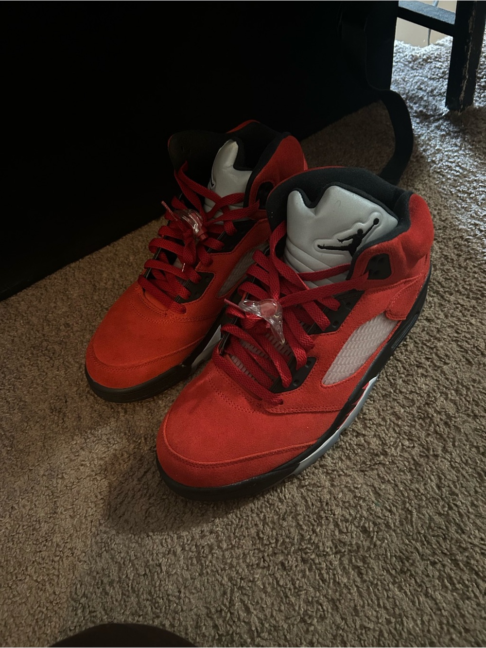 Jordan Men’s Sneakers in Red with Black and White Accents